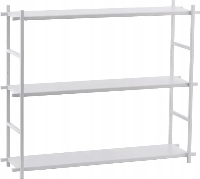 Fém könyvespolc Simple House Doctor Fehér