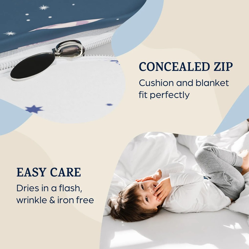 Sleepwise Soft Wonder Kids-Edition, ágynemű, 140 x 200 cm, 65 x 65 cm, légáteresztő, mikroszálas