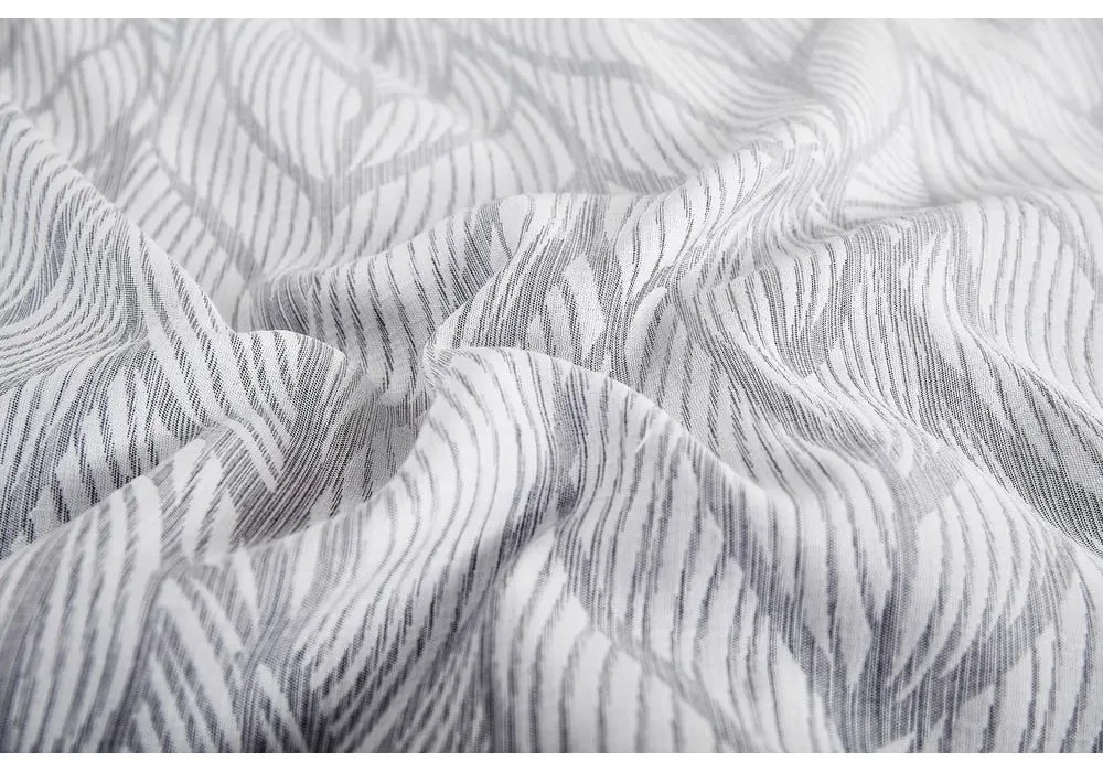 Szürke egyszemélyes jacquard ágyneműhuzat 140x200 cm Florida – My House