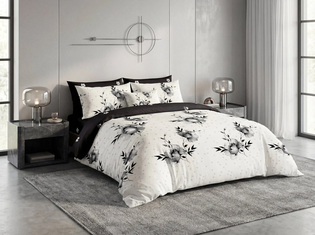 Kétrészes DUO SENSE MONARIA mintás kétoldalas ágyneműhuzat + Párnahuzat 40x50 cm AJÁNDÉKBA Ágyneműhuzat mérete: 70 x 90 cm | 140 x 200 cm