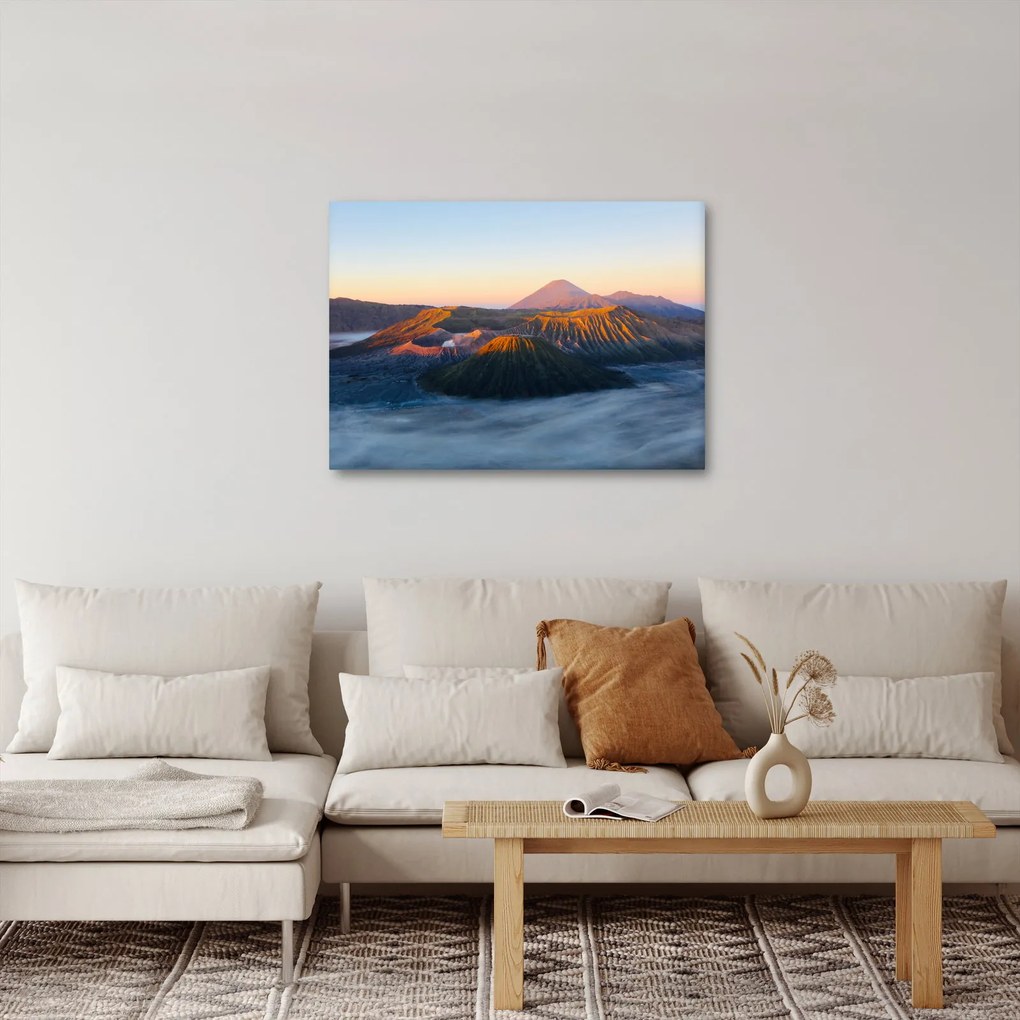 Kép a Bromo-hegyről Indonéziában (70x50 cm)