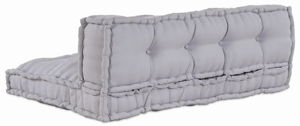Pallet Sofa Párna 2 pcs Szürke szövet