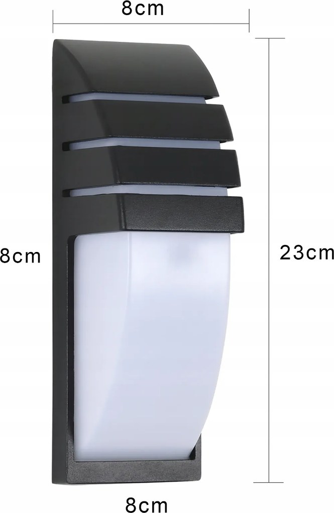 Led fali lámpa 12W IP65 vízálló alumínium kültéri fali lámpa