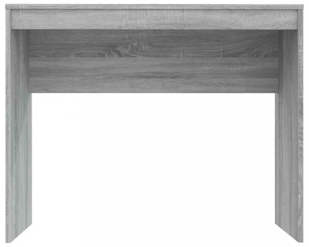szürke sonoma színű szerelt fa íróasztal 90x40x72 cm
