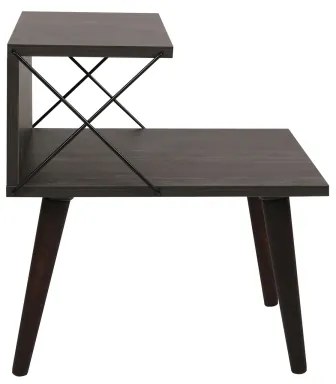 Éjjeliszekrény CROSS 55x50 cm barna