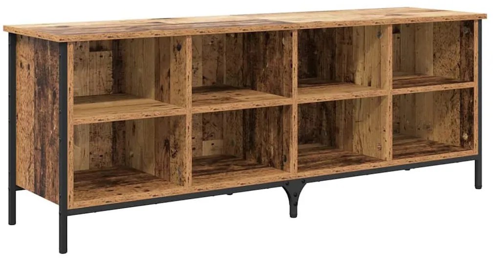 Cipőszekrény Öreg fa 131 x 35 x 50 cm Műszaki fa és vas