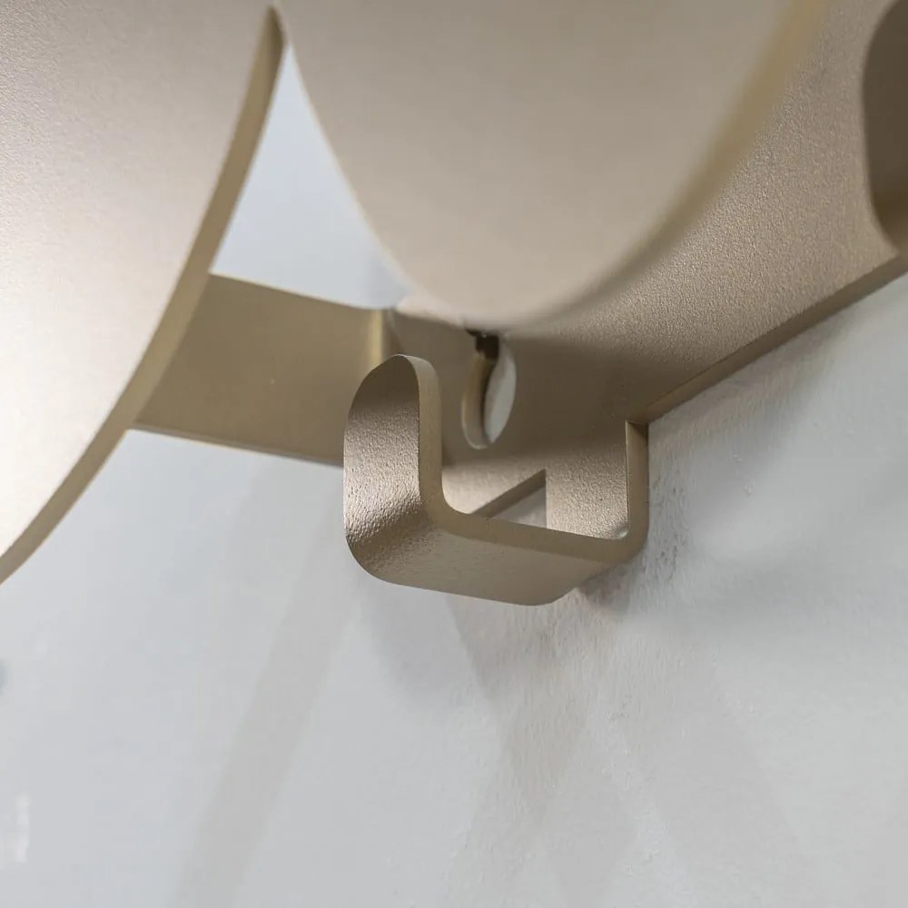 Bézs fém fali fogas 58 cm Tumulo – Spinder Design