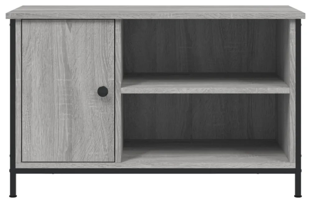 vidaXL szürke sonoma színű szerelt fa TV-szekrény 80x40x50 cm