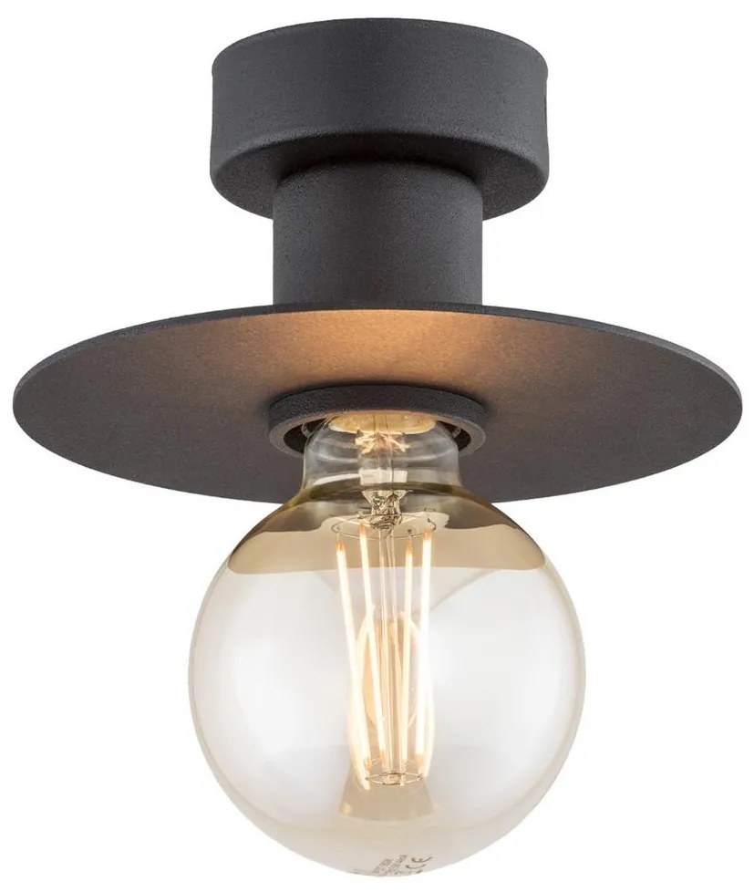 Argon 3882 - Mennyezeti lámpa CORSO 1xE27/15W/230V fekete