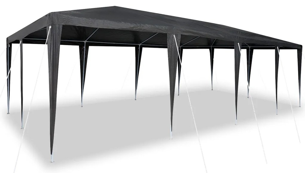 Parti Pavilon Antracit 8x4 m PE