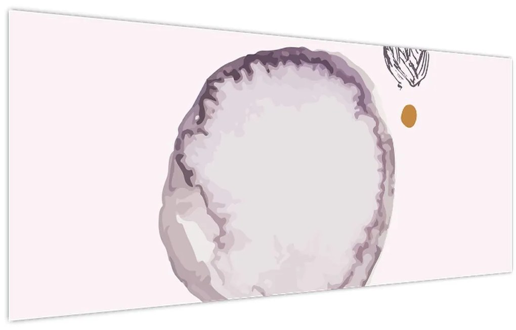 Kép - Lila minimalizmus N⁰4 (120x50 cm)