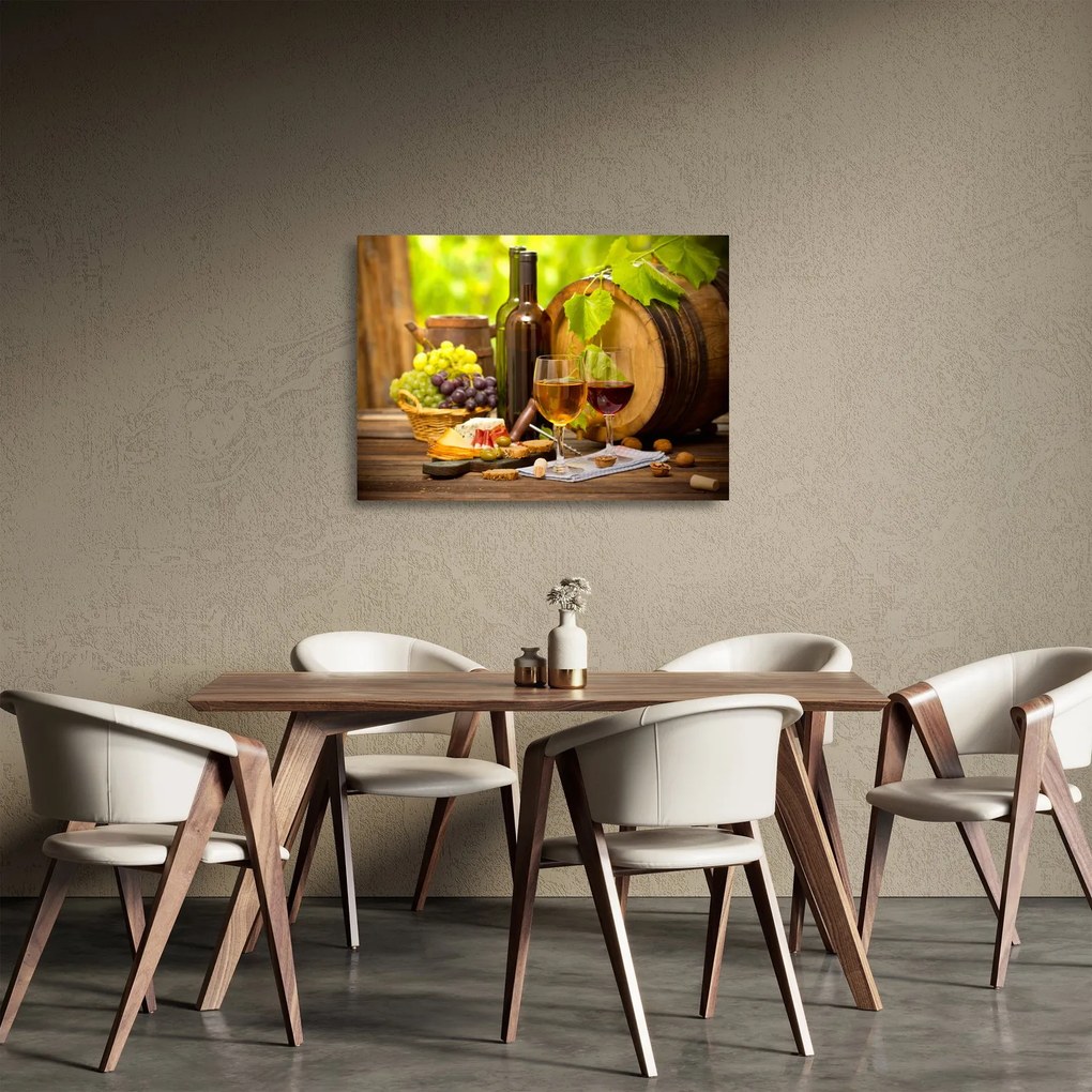 Üveg kép - Borok (70x50 cm)