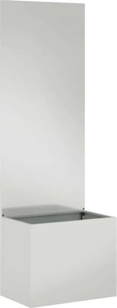 vidaXL Kertvédő vászon Ezüst 50 x 32 x 150 cm Horganyzott acél