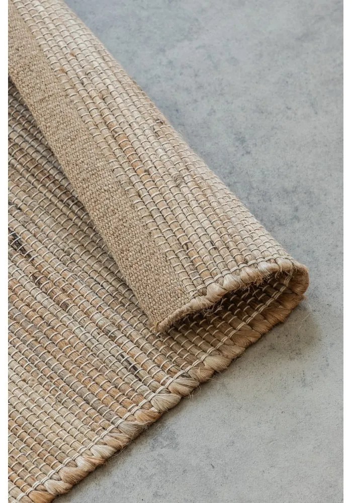 Bézs kétoldalas-kézi szövésű jutakeverék futószőnyeg 80x200 cm Handloom – Hanse Home