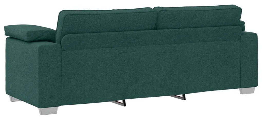 vidaXL Kanapé Szett 2 pcs Sötétzöld 219 x 77 x 82 cm szövet