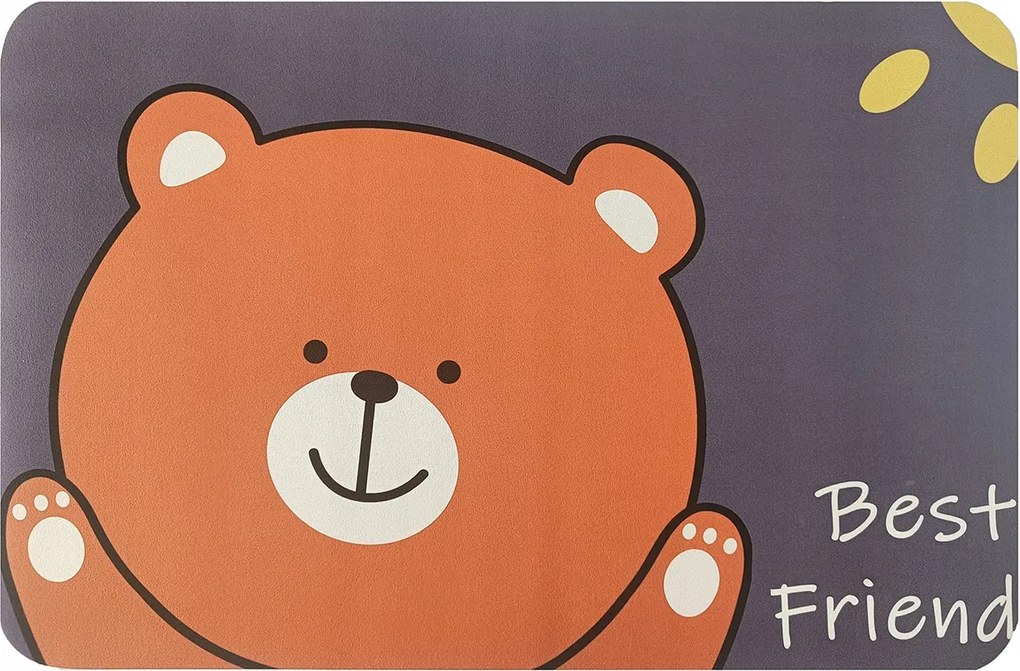 Gyorsan száradó, csúszásgátló, nedvszívó fürdőszobai szőnyeg, nagy méretű 60x40