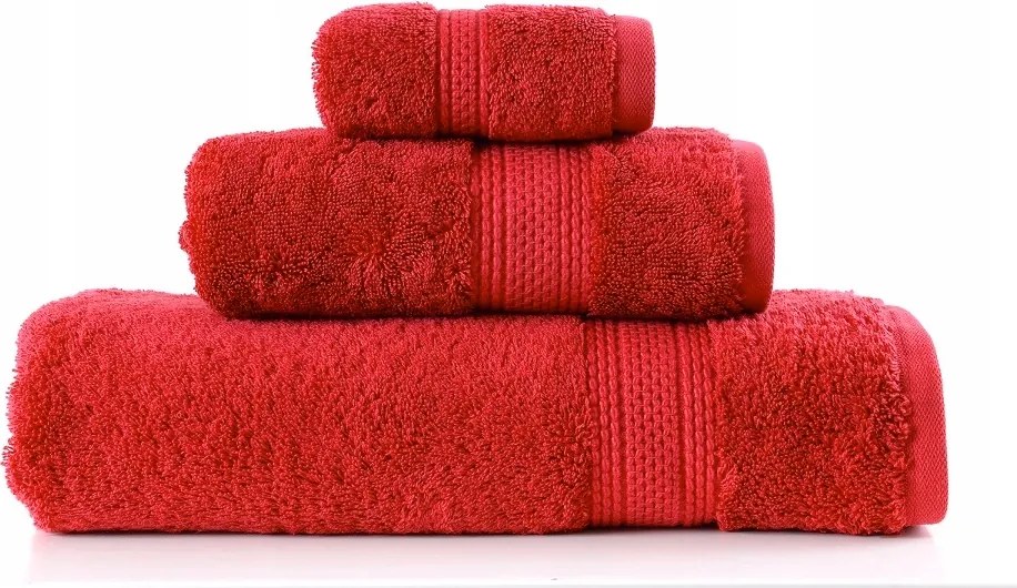 Egyptian pamut törölköző 50x90 piros vastag