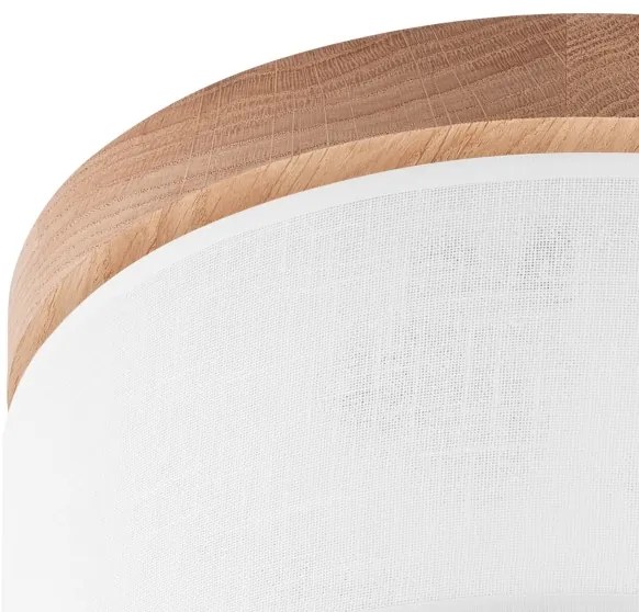 Brilagi - LED Mennyezeti lámpa BELLADONNA 1xE27/15W/230V átm. 30 cm fehér/tölgy