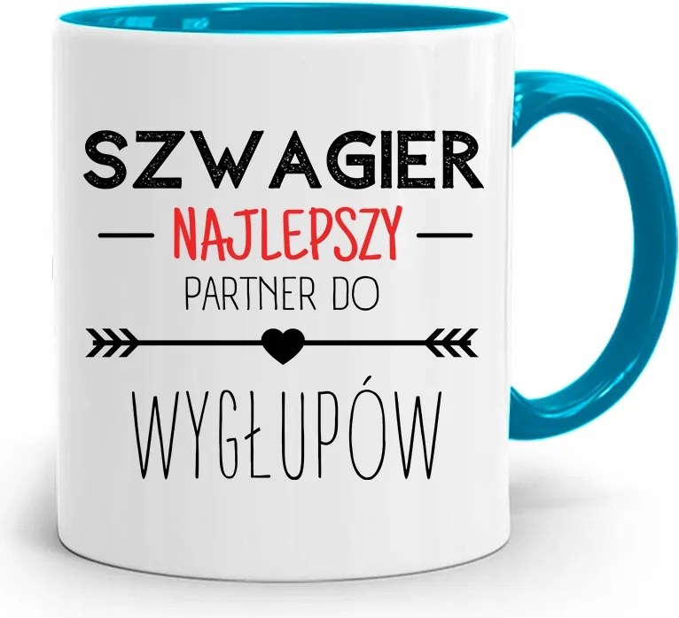 Sógornak Kék Bögre Születésnapi Ajándék fényképes nyomtatással