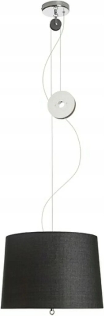 Rendl Levita függeszték fekete króm lehúzható E27 42W 230V