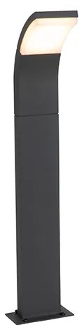 Modern kültéri oszloplámpa antracit 60 cm LED-del IP54 - Litt