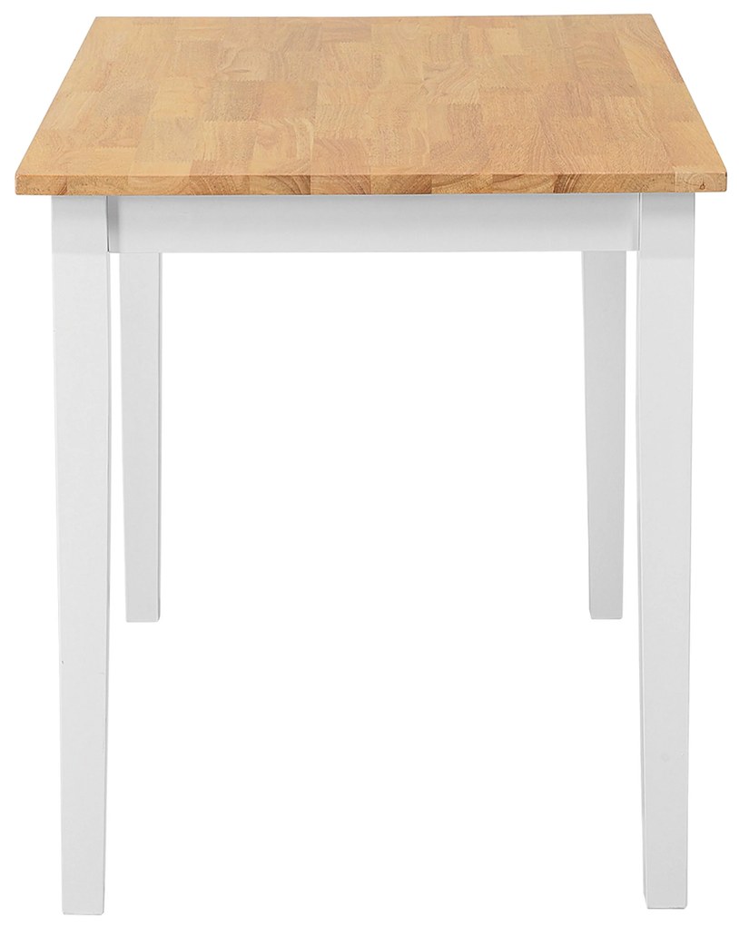Klasszikus étkezőasztal fehér színben 120 x 75 cm HOUSTON Beliani