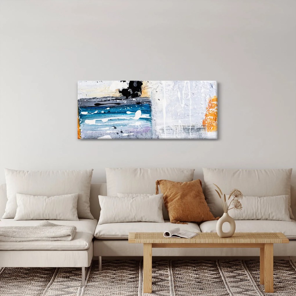 Kép - Absztrakt vonások (120x50 cm)