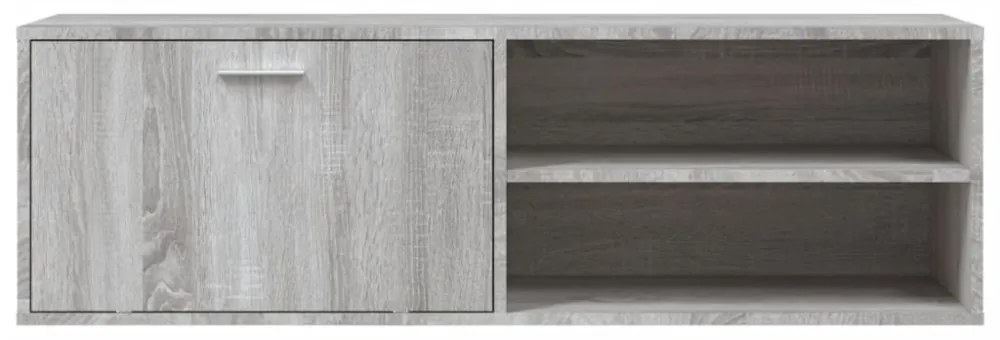 szürke sonoma szerelt fa TV-szekrény 120 x 34 x 37 cm