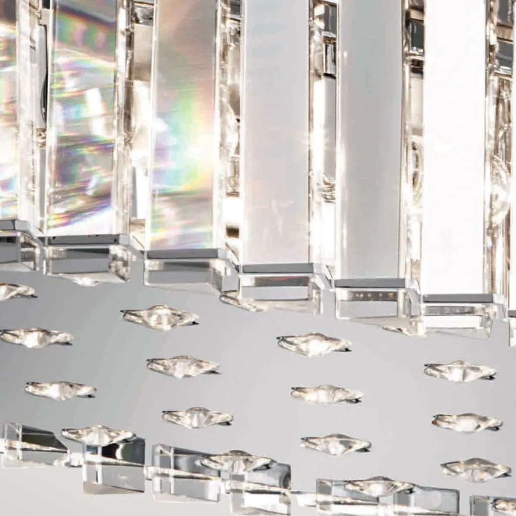 ELSTEAD KLCRYSTALSKYEIL CRYSTAL Kristály Függesztett Lámpa Króm, Átlátszó G9 IP44