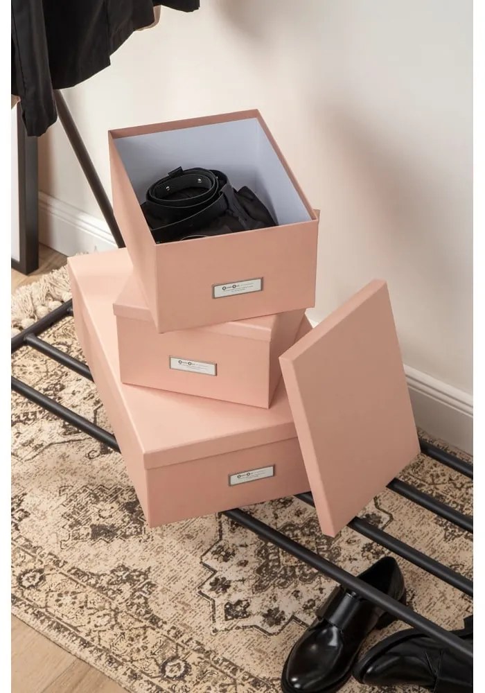 Fedeles karton tárolódoboz szett 3 db-os Inge – Bigso Box of Sweden