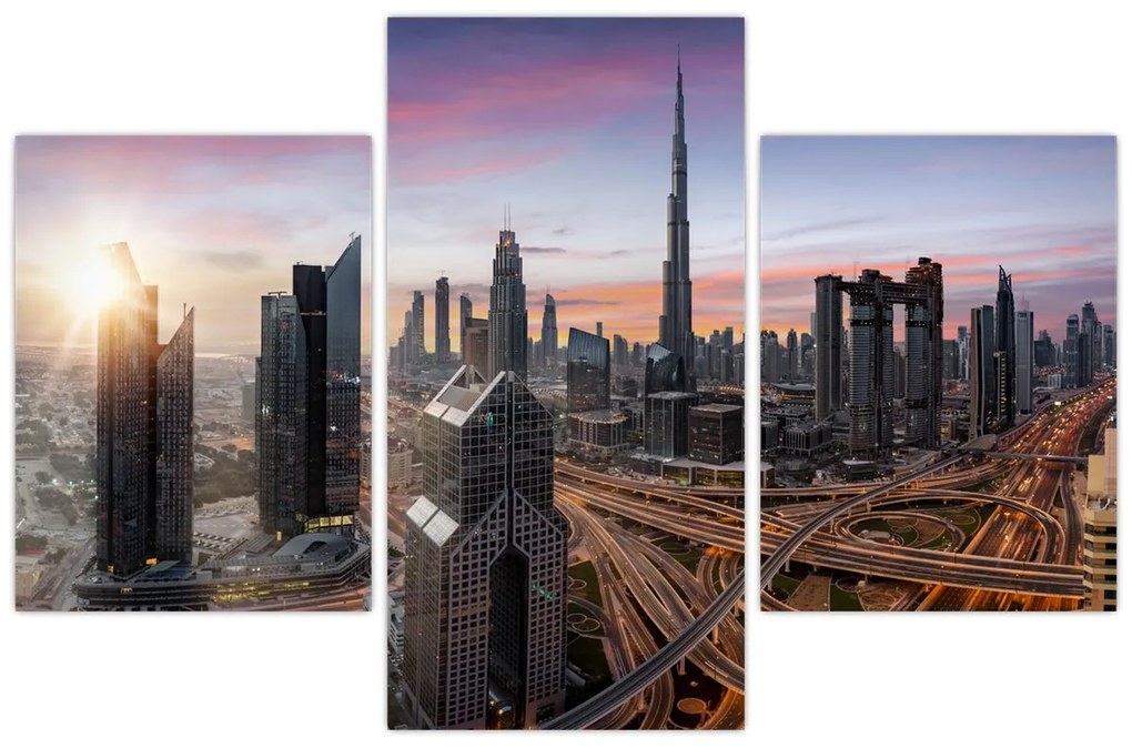 Kép - Dubai panorámája (90x60 cm)