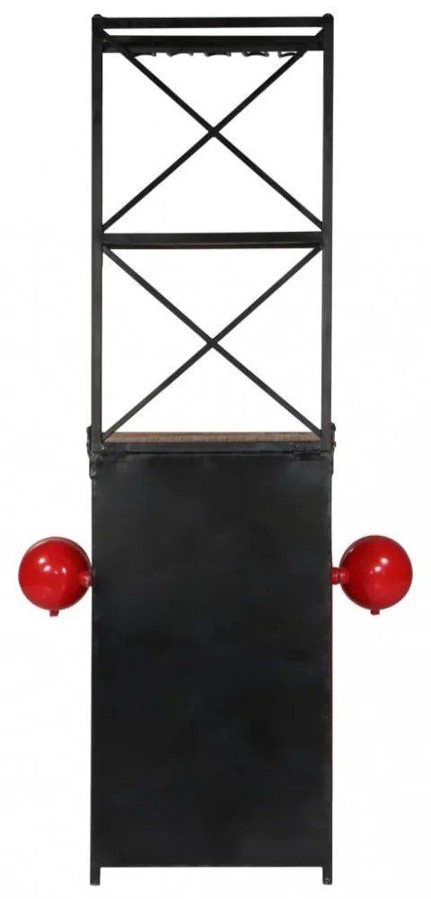 tömör mangófa traktor borszekrény 49 x 31 x 172 cm
