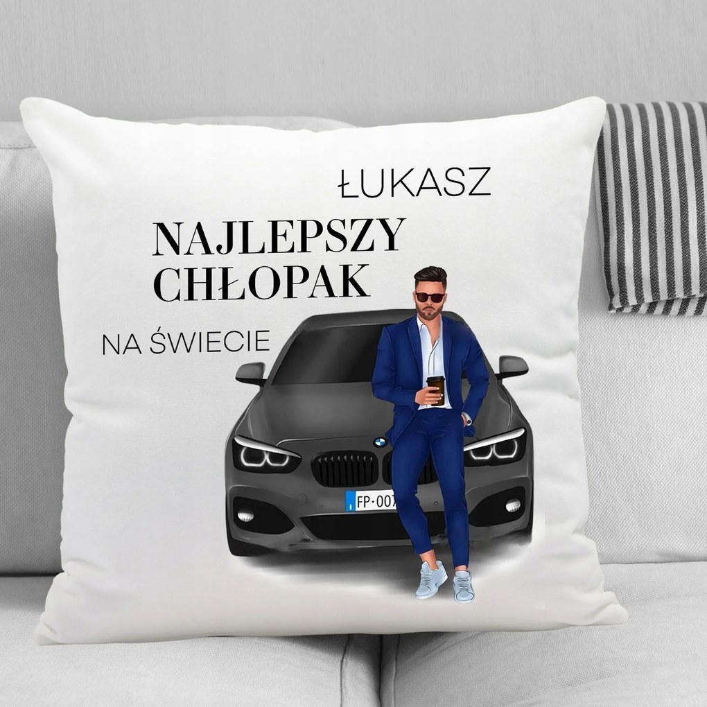 Ajándék Díszpárna Fiúk, Pasik,férfiak Napjára