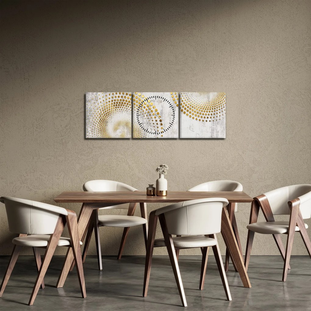 Kép - Beton design (órával) (90x30 cm)