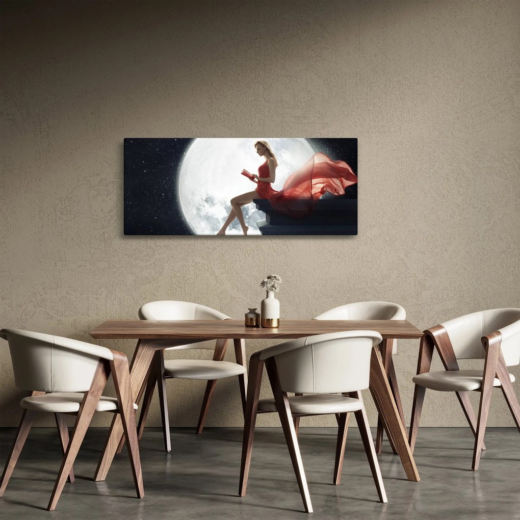 Kép - Nő a holdfényben (120x50 cm)
