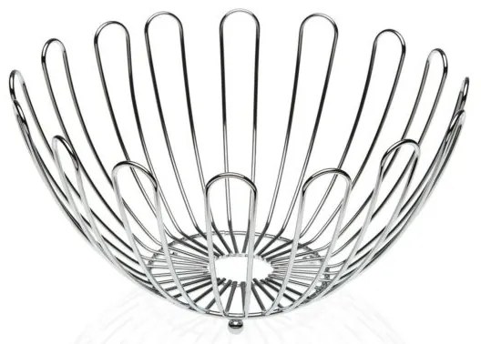 Gyümölcskosár króm 26 cm