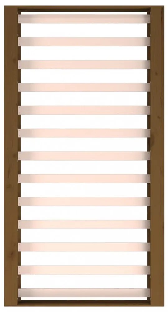 mézbarna tömör fa ágykeret 75 x 190 cm (Small Single)