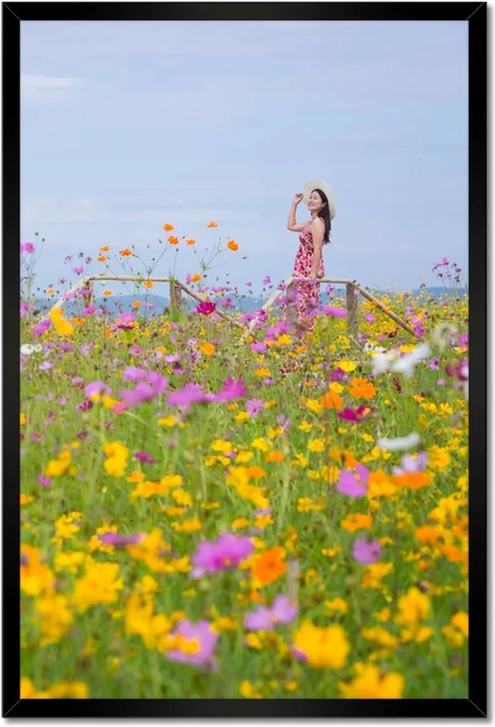 Poszterek keretben 40x60 Virágokkal teli rét