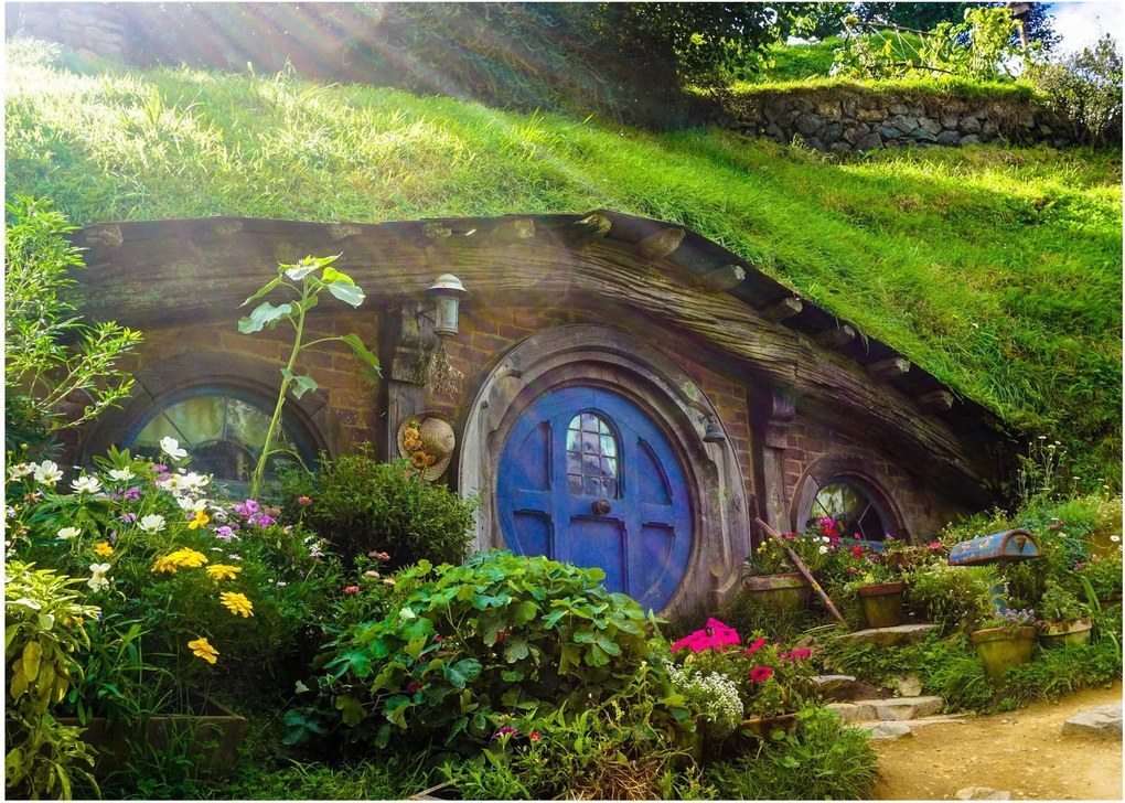Kép - Hobbitfalva (70x50 cm)