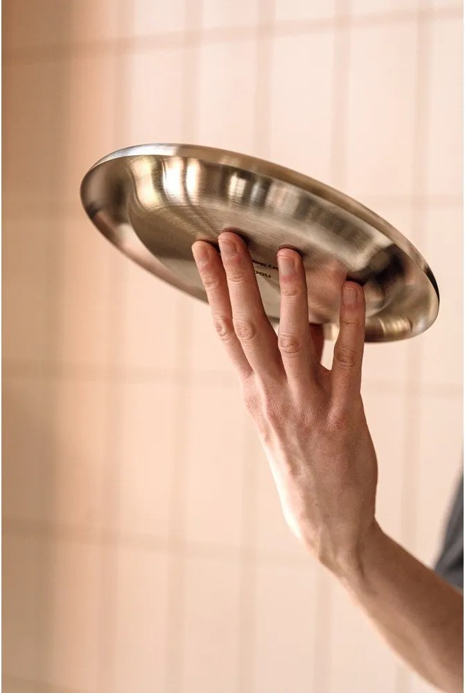 Ezüstszínű rozsdamentes acél tányér készlet 2 db-os ø 28 cm Roto – noo.ma