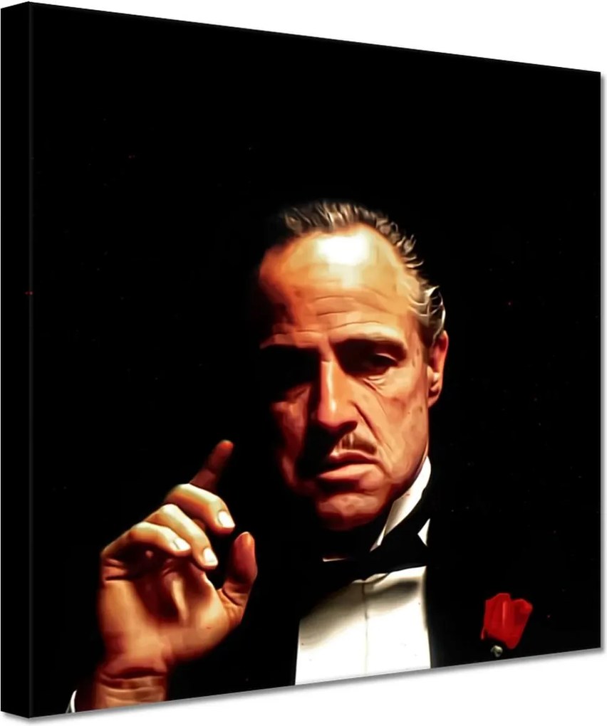 Vászonkép 60x60 Keresztapa Corleone