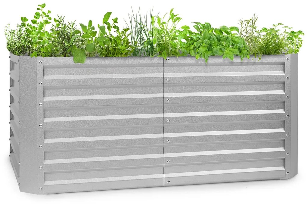 Blumfeldt Blum High Grow Straight, magaságyás, 120 x 60 x 60 cm, 432 l, acél
