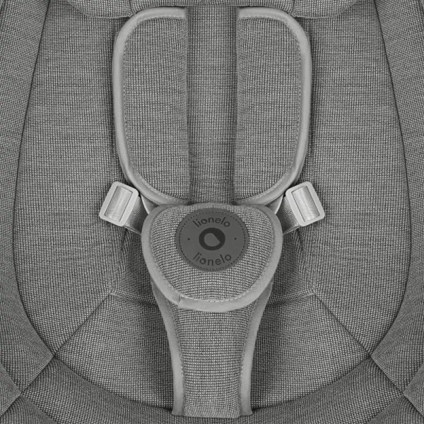 Lionelo - BLOSSOM zenélő babahinta betonszürke + távirányítóval