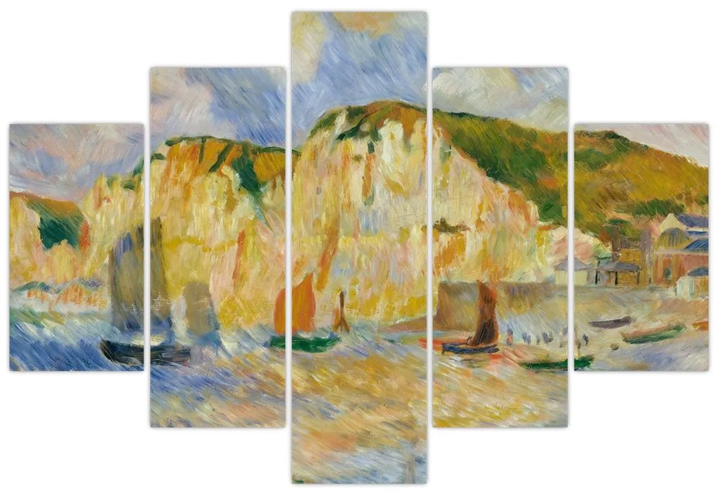 Kép - Auguste Renoir, Sea and Cliffs, reprodukciók (150x105 cm)