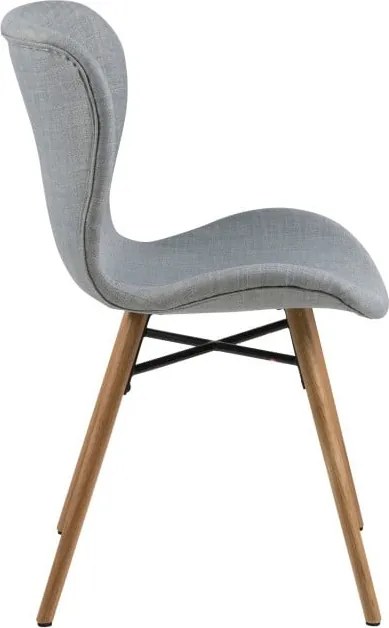 Batilda 2 db világosszürke étkezőszék - Actona