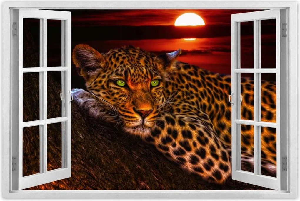 Poszter 60x40 Leopárd párduc