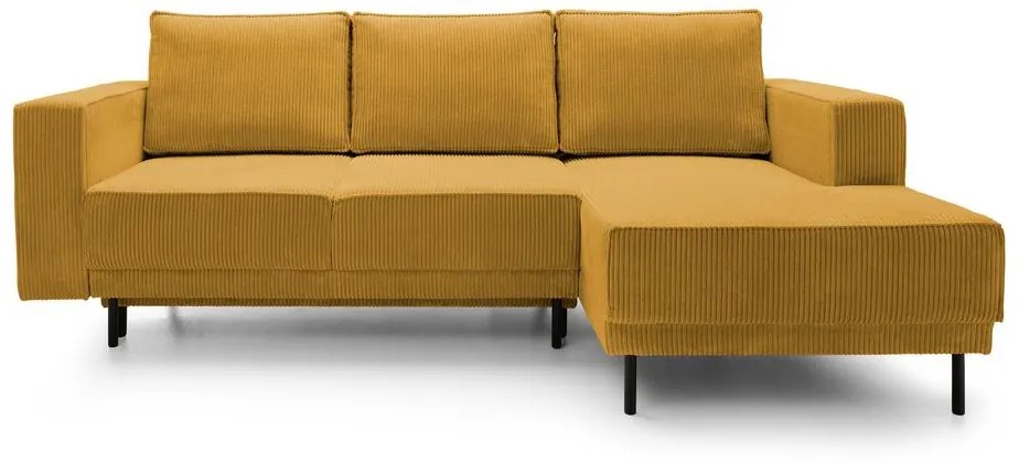 Sarokkanapé Rodriguez mini (J) (mustár + fekete). 1099144
