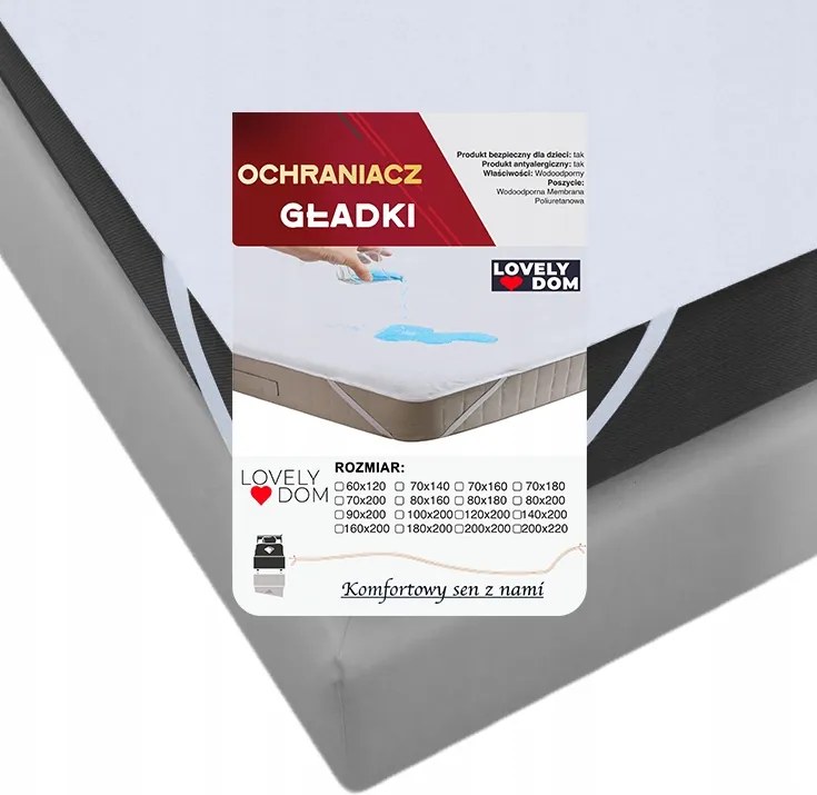 Matracvédő 120x200 Vízálló Matrac