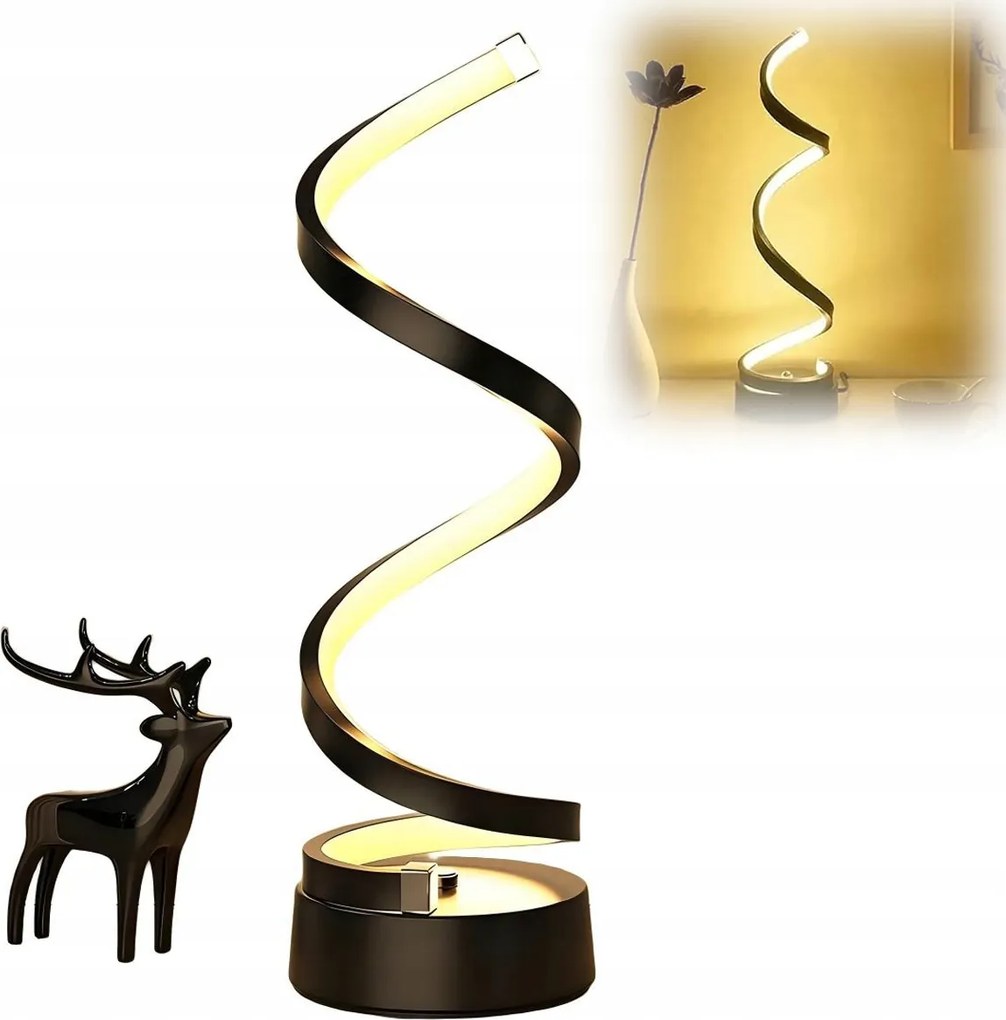 Lámpa Éjjeli Asztali Lámpa Hálószoba Led fény 3 Szín Világítás