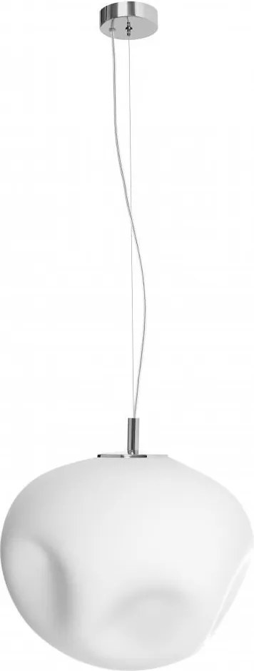 KASPA 11067103 CLEO L Modern Függesztett Lámpa Fehér, Króm E27 IP20